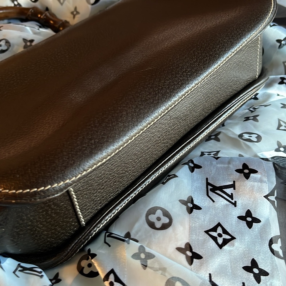 Pristine Gucci Vintage Bamboo Top Handle Bag - Picture 6 of 15